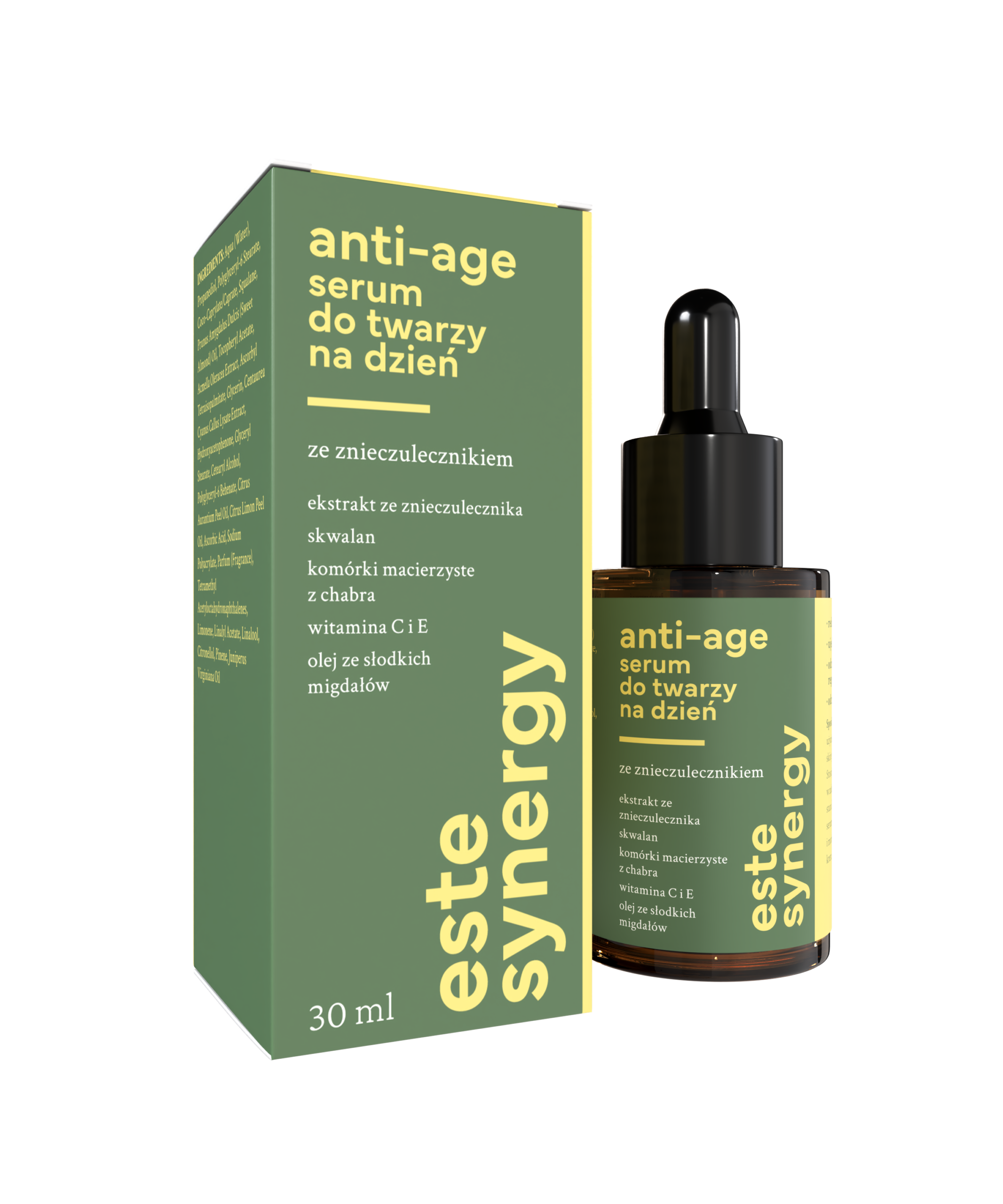 Este Synergy AntiAge SERUM na dzień ze znieczulecznikiem 30ml