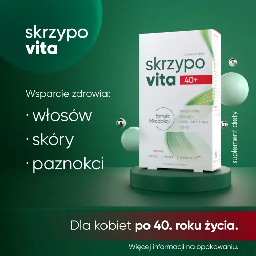 Skrzypovita 40+ wsparcie zdrowia włosów, skóry i paznokci